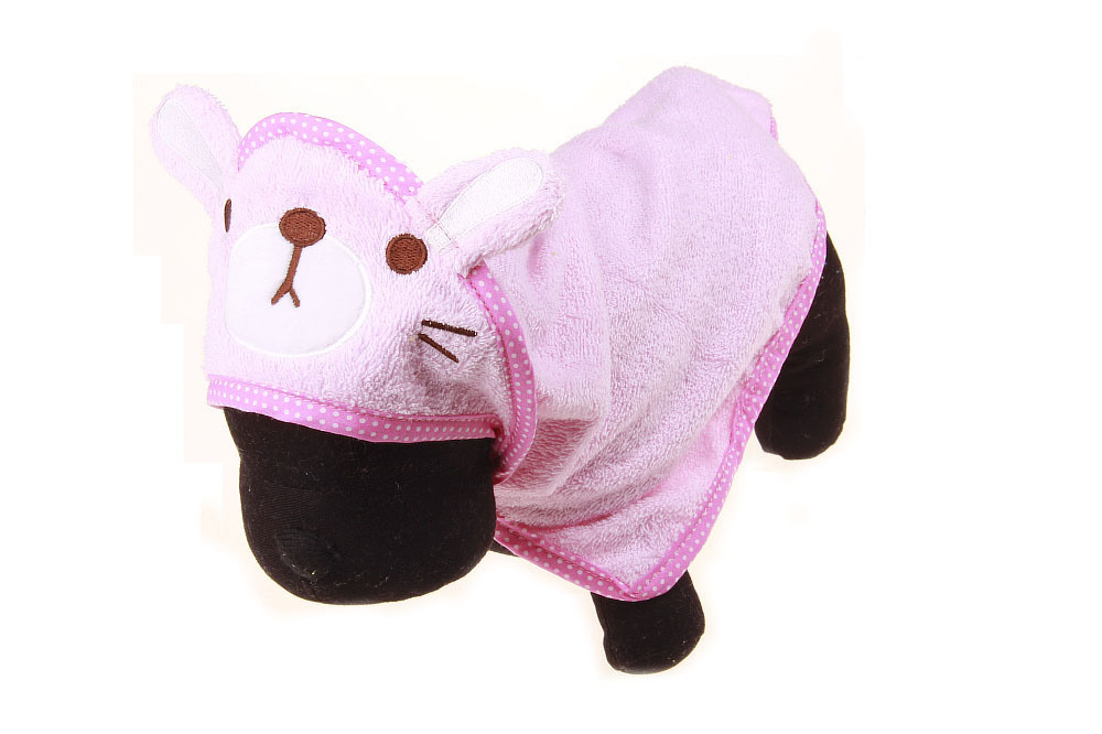 呆萌卡通宠物毛巾 (33)