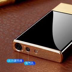 Debon Lightweight Windproof Portable Gas Lighter Metal Straight Shot Inflatable Cigarette Lighter for Factory Wholesale