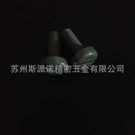 塑料螺丝一字盘头机螺钉 塑料盘头机螺钉螺丝紧固件不经处理现货