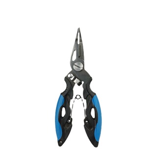 Stainless Steel Titanium Plated Fishing Pliers Multifunctional Luya Fishing Shears Tilted Mouth Microobjects Open Ring Tools Fishing Supplies