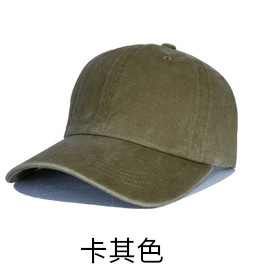纯棉水洗棒球帽美式复古软顶棒球帽刺绣户外运动春秋遮阳鸭舌帽|undefined