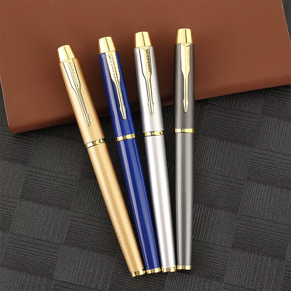 Factory supply metal sign pen office stationery neutral pen printing advertising ball pen laser logo pen wholesale