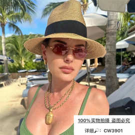 欧美ins风高品质女太阳眼镜 明星小红书款个性时尚男墨镜FE4075US