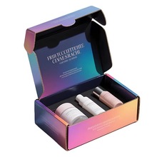 个性化邮件盒服装包装产品标志邮政包装品牌盒服装双面彩色飞定制