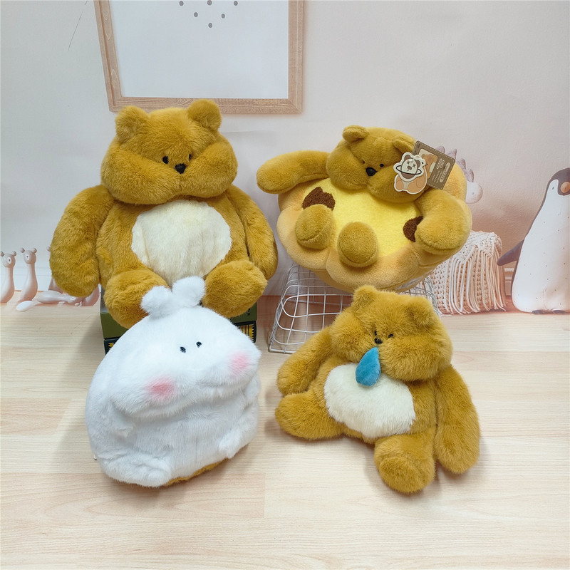 Authentic B Bear a Rabbit Plush Toy with Pull-String Snot-Sniffing Feature, Comforting Companion Doll for Children Authentic B Bear a Rabbit Plush Toy with Pull-String Snot-Sniffing Feature, Comforting Companion Doll for Children