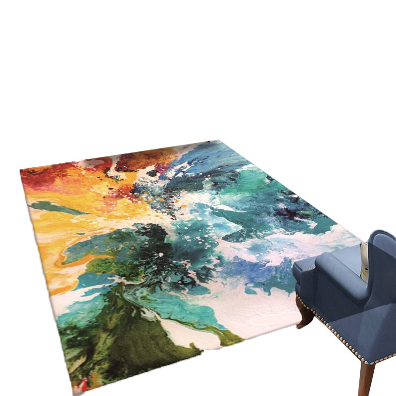 Moderno minimalista nórdico luz casa de lujo sala de estar alfombra sofá mesa de café estera dormitorio gran área alfombra de noche tienda completa