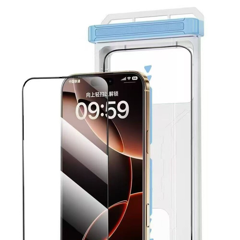 适用iPhone17promax热弯全胶钢化膜苹果17pro 3D全胶高清钢化膜|undefined