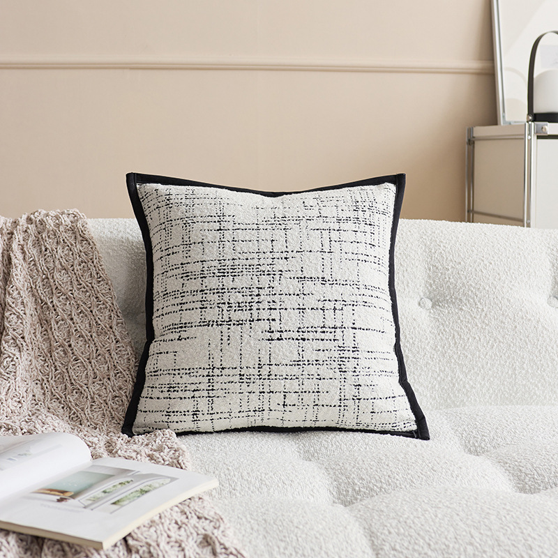 Inswind almohada lujoso simple y moderno sofá suave cojín de sala de estar almohada cuadrada modelo de sala de hotel almohada funda de almohada