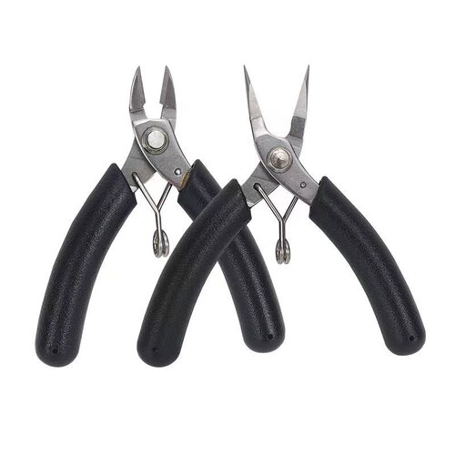 Mini pliers jewelry tool pliers stainless steel non-slip toothless needle nose pliers diagonal pliers jewelry tools wholesale