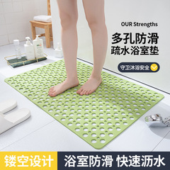 外国貿易浴室滑り止めマットトイレ入浴マット家庭用tpeシャワーマット透かし彫りマット卸売り