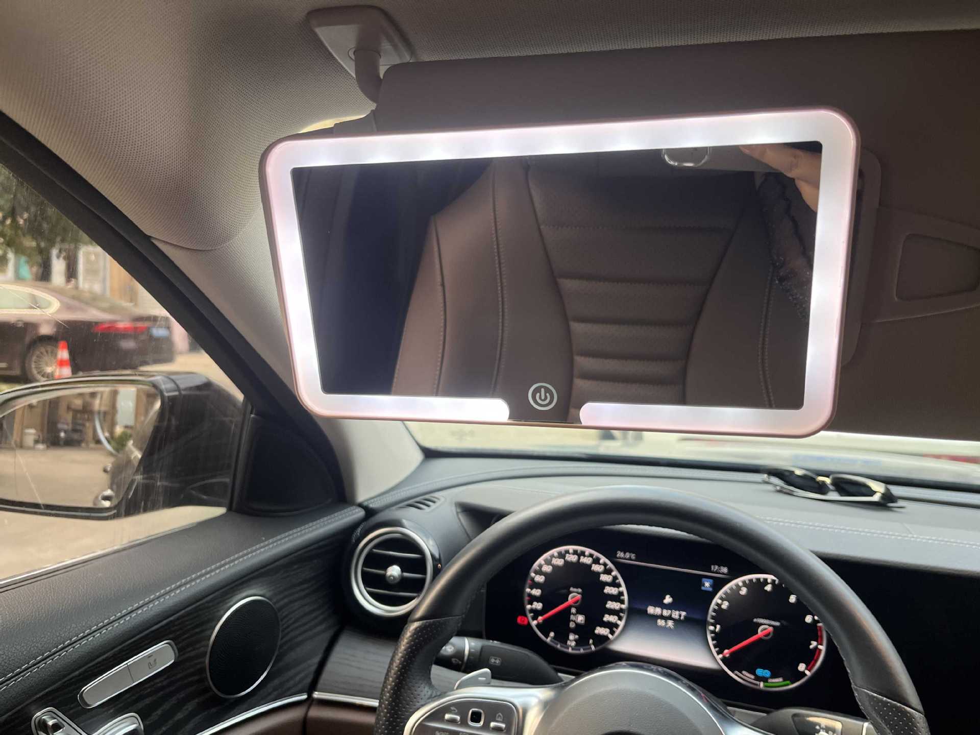 Other – Sun visor rearview mirror 3X Magnifying Sun - pink-frame-hardened-shatterproof-color-box