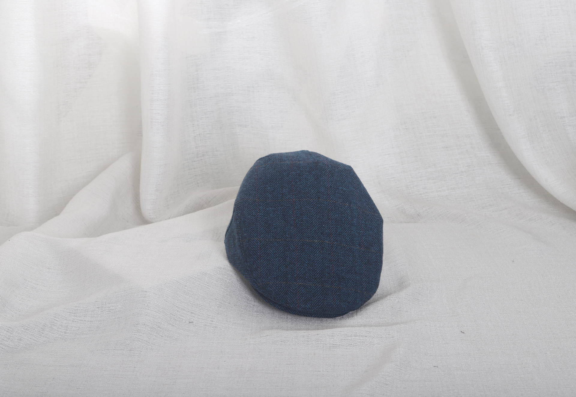 Unisex Newsboy Cap Herringbone Vintage Octagonal Hat For Couples_voghion.com
