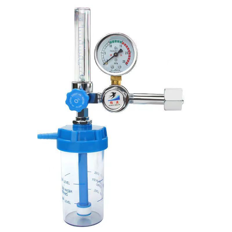 氧气表浮标式吸入器减压家用流量压力表湿化瓶吸氧诊所