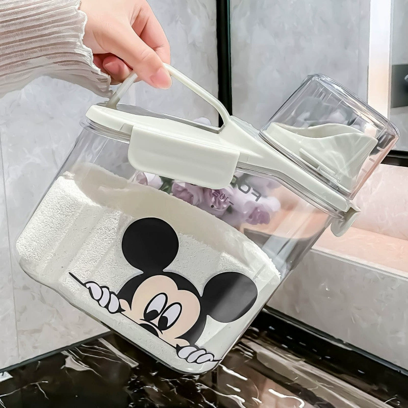 Ящик для хранения стирального порошка, ведро для стиральных шариков большой емкости, бытовой контейнер для стирального порошка, специальный ящик для хранения