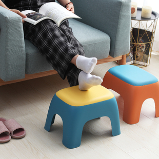 Household Children's Low Stool Adult Chair Living Room Thickened Plastic Stool Toilet Non-Slip Small Stool Bath Tang Yan