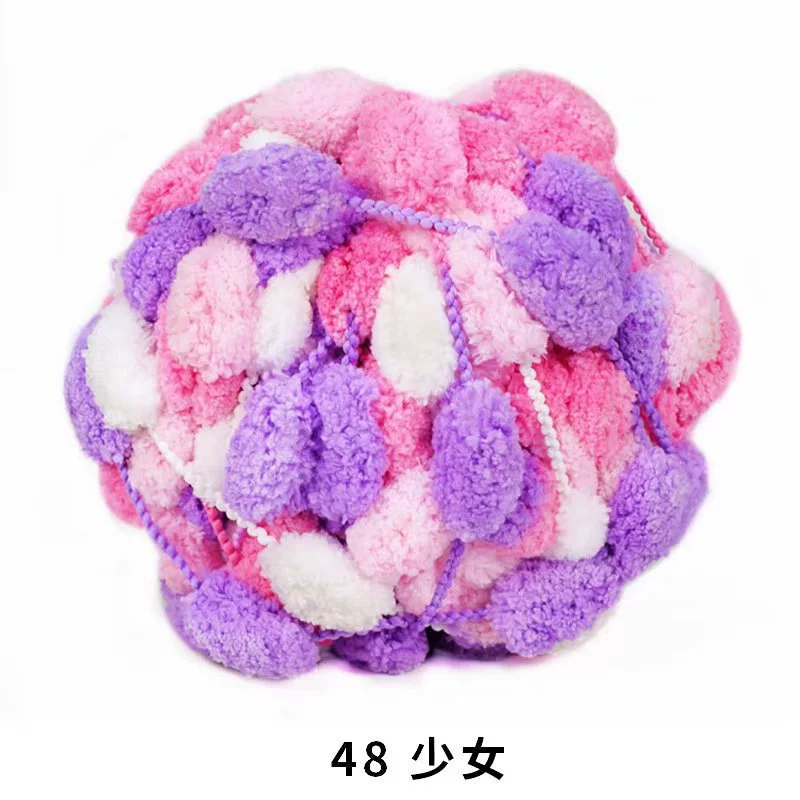 Пушистая пряжа из chenille, многоцветная отделочная пряжа для шарфов, шапок, половиков, 11×5 см, 0,098 кг