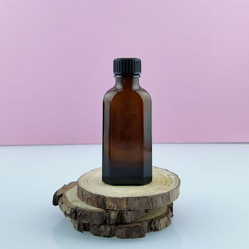 厂家现货50ml100ml茶色扁精油瓶摩洛哥同款护发精油瓶棕色精油瓶|undefined