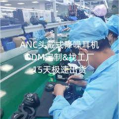 ヘッドセットbluetoothヘッドセットクロスボーダー工場新型ancアクティブノイズ低減無線重低音機能ヘッドセット