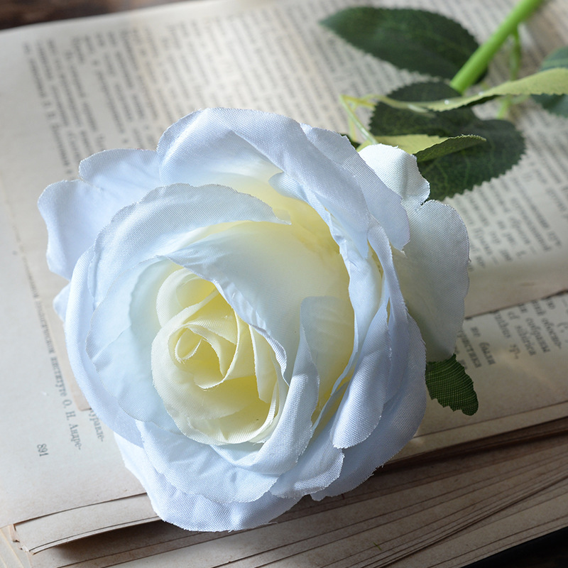 Large silk cloth ice blue