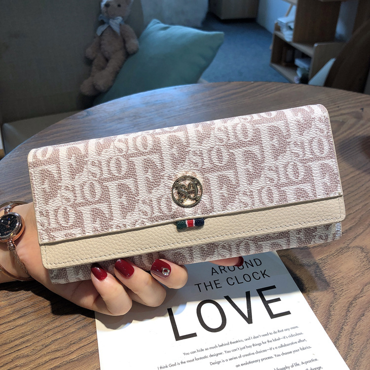 Women's Long Wallet Leather Multi Slot Card Holder Mobile Clutch_voghion.com