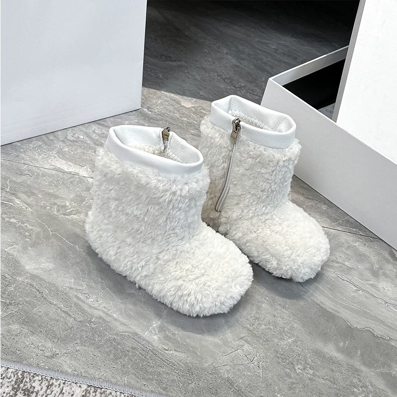 Корейская детская обувь теплая и удобная зимой