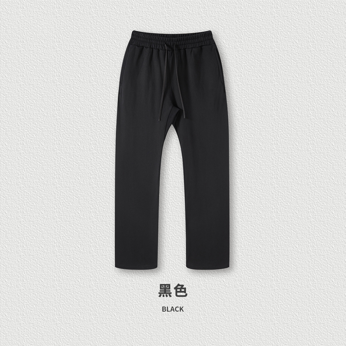 2026 primavera de hombre a medida 400G pantalones casuales de moda americana sueltos pantalones de hombre rectos fábricas simples image 15