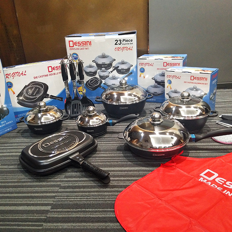 dessini23pcs set of pots and pans non-st...