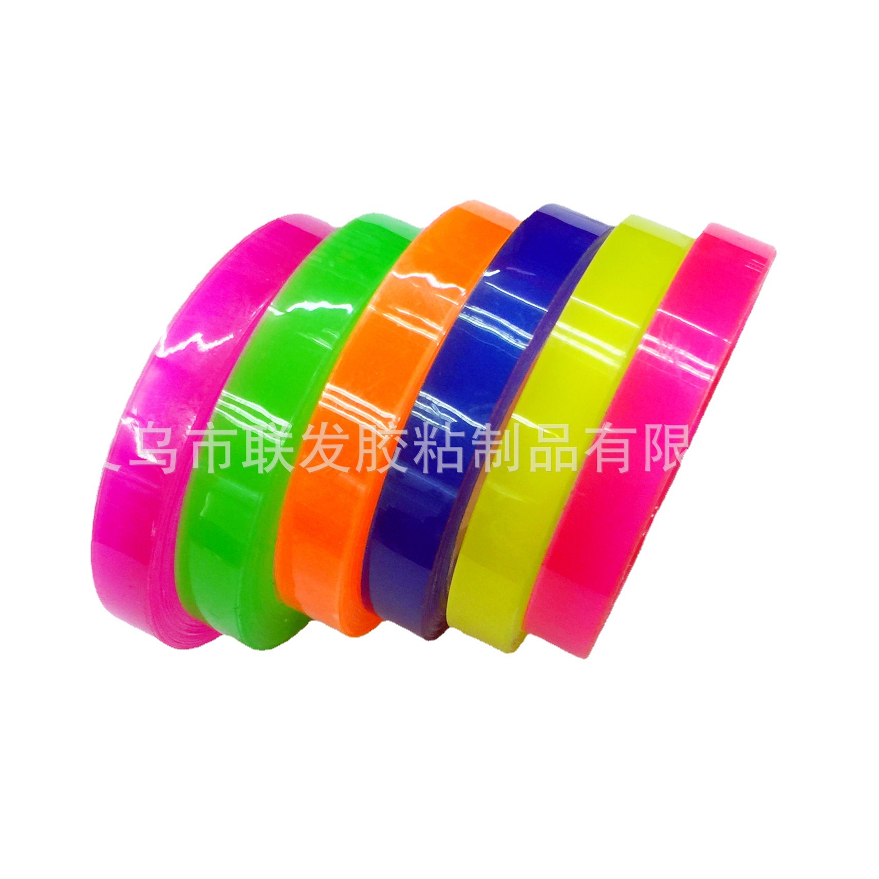 义乌联发彩色学生胶带糖果色胶带