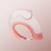 Eye bear shower cap (pink) double-layer waterproof