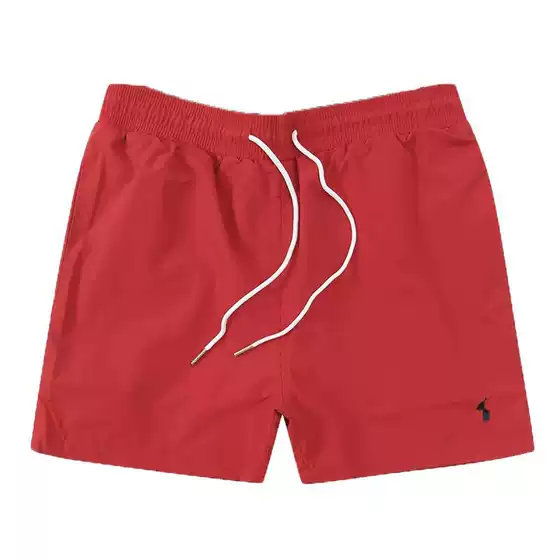 Quick-Dry 3-Inch Running Shorts for Men – Polo Relaxed Beach Shorts with Embroidered Pony Logo (Ralph Lauren Style)