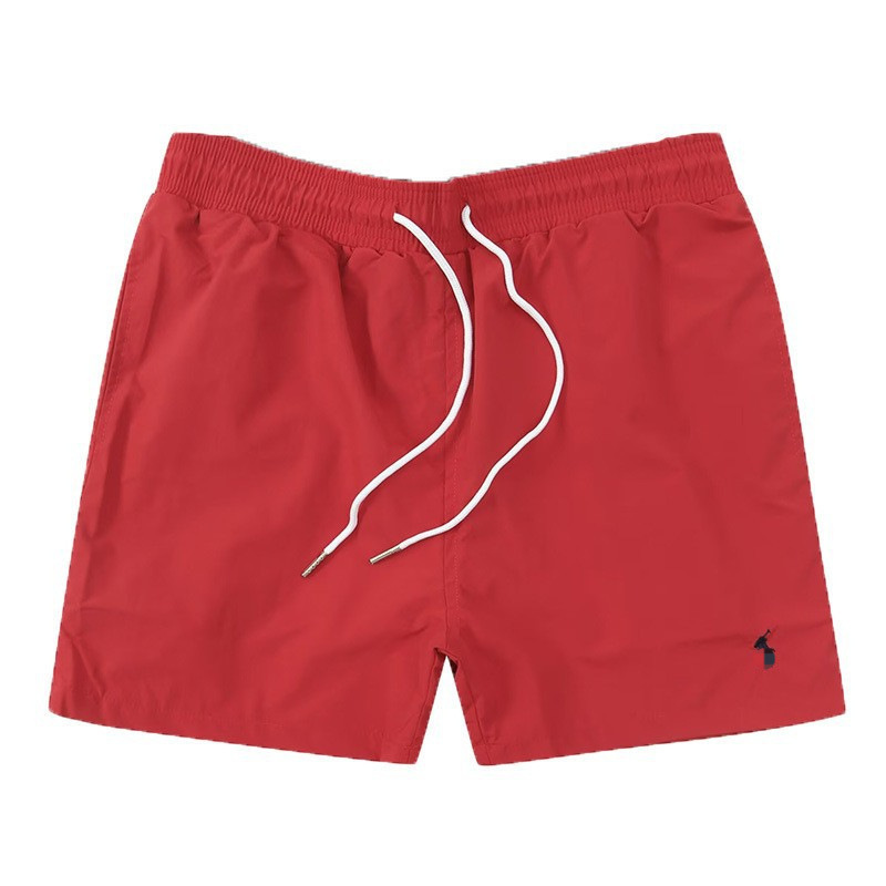 Running Three-Quarter Pants Polo Loose Beach Shorts Pony Foreign Trade Quick-Dry Men's Embroidered Drawstring Sports Rl Shorts