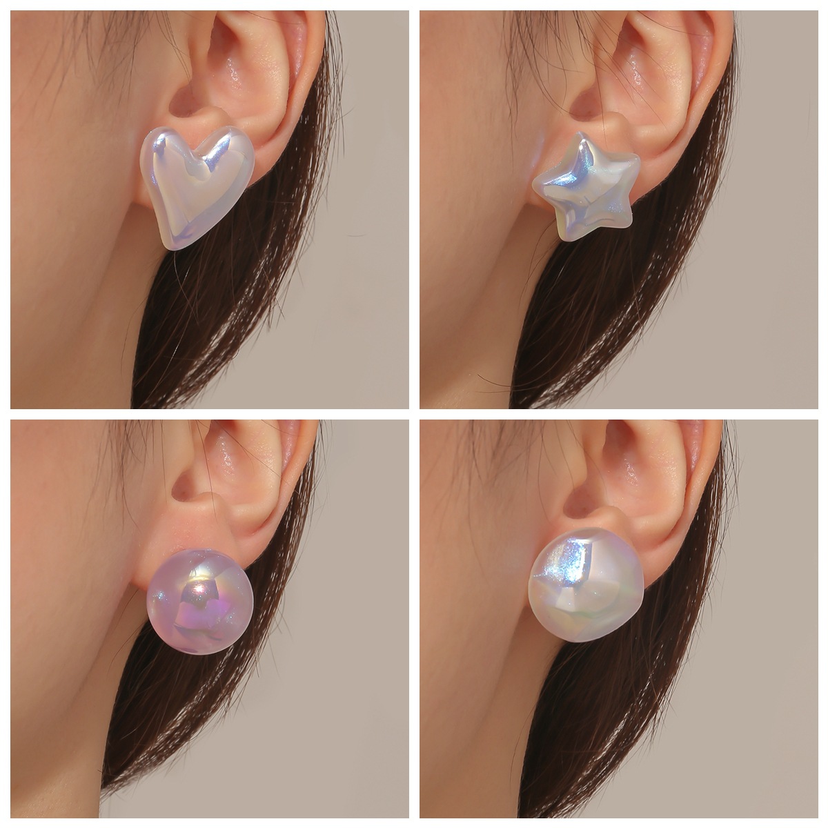 retro elegant earrings from pearl