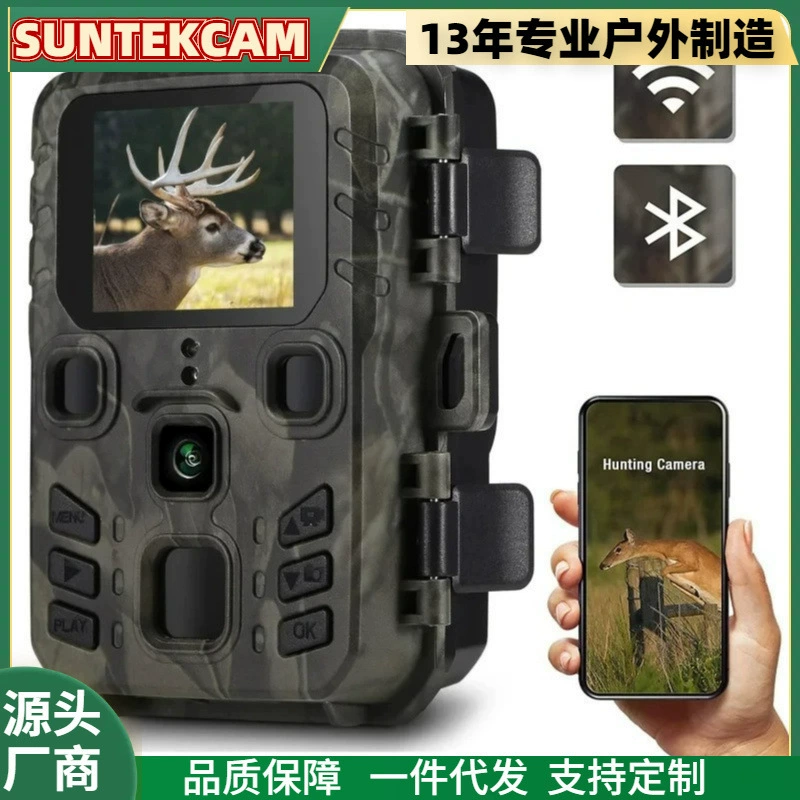 24MP 1296P новинка для внешней торговли, WiFi Bluetooth, инфракрасное ночное видение, камера для слежения и охоты, прямое подключение через приложение WiFi301