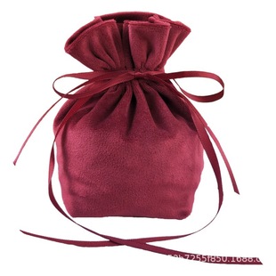 New candy box wholesale wedding gift candy box bag portable silk velvet bag drawstring bag hand gift bag