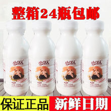 小洋人乳酸菌牛奶200ml12/24瓶整箱酸奶原味发酵型儿童早餐学饮料