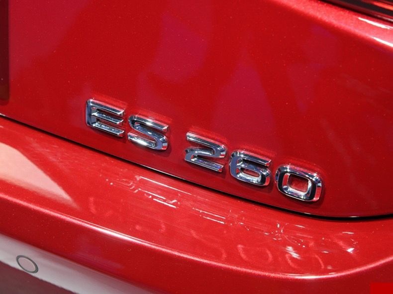 Suitable for Lexus ES260/ES200 car emblem, 300h modified ES260 tail emblem decorative metal letter sticker