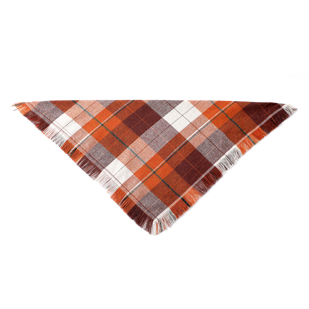 TANPOPO nuevos productos transfronterizos Día de Acción de Gracias toallas de saliva para mascotas toallas de triángulo bordilla toallas de triángulo para perros