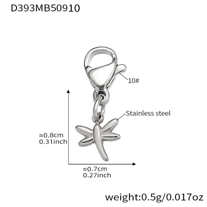 欧麦卡新款不锈钢DIY多吊坠小蜜蜂项链手链脚链套装小众时尚饰品|undefined