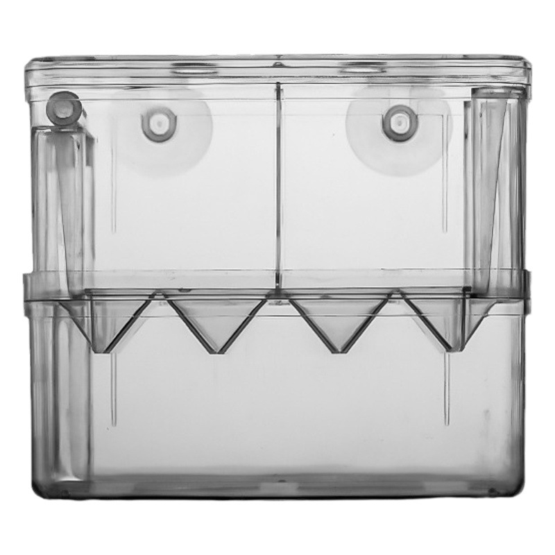 Tanque de peces incubadora Pavo Real incubadora de cría Caja de aislamiento acrílico caja de peces tropicales neumática oxigenación