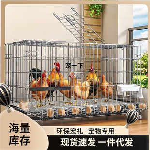 鸡笼子家用室外大号自动清粪养鸡笼鸭笼子室内小鸡鸽子笼子鸡窝笼-阿里巴巴