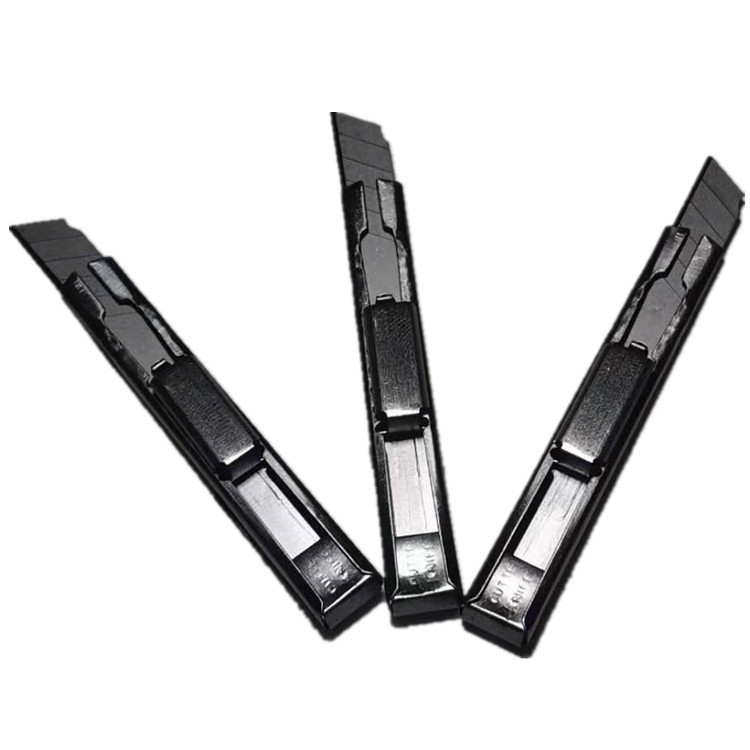 新品迷你不锈钢小号美工刀 裁纸工具刀办公文具伸缩刀快递开箱刀