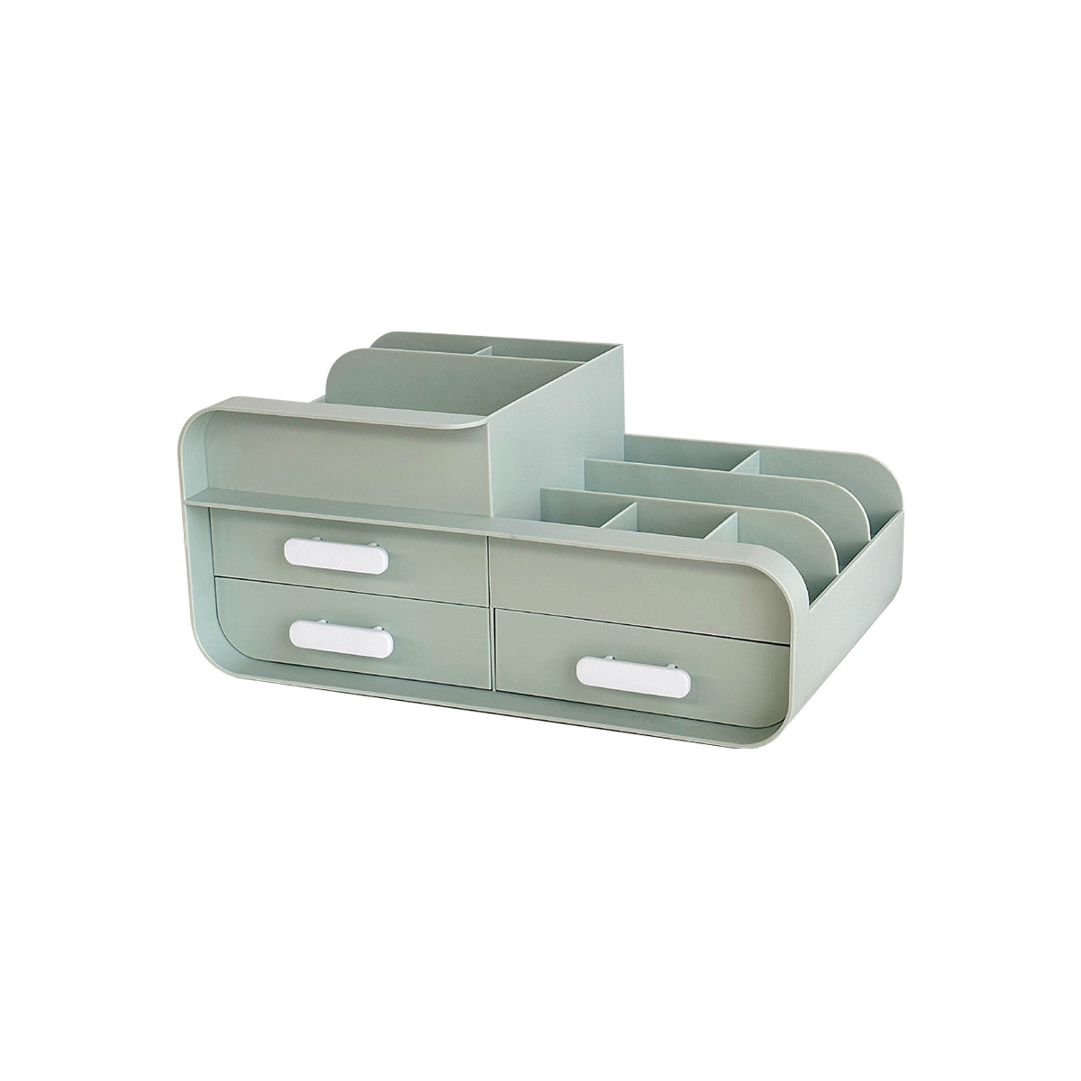 Creativo multi-funcional simple moderno titular de la pluma cosméticos de escritorio de oficina de almacenamiento de gran capacidad caja de almacenamiento de escritorio