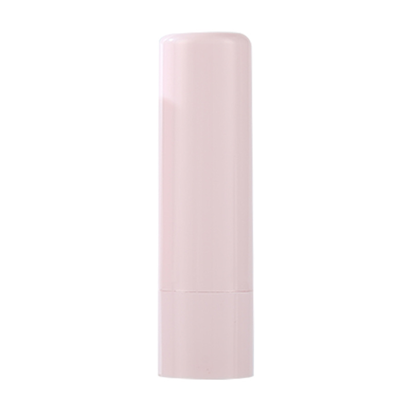 En stock 5G bálsamo labial tubo vacío muestra embalaje de plástico lápiz labial tubo Rosa DIY recto puede tubo de bálsamo labial