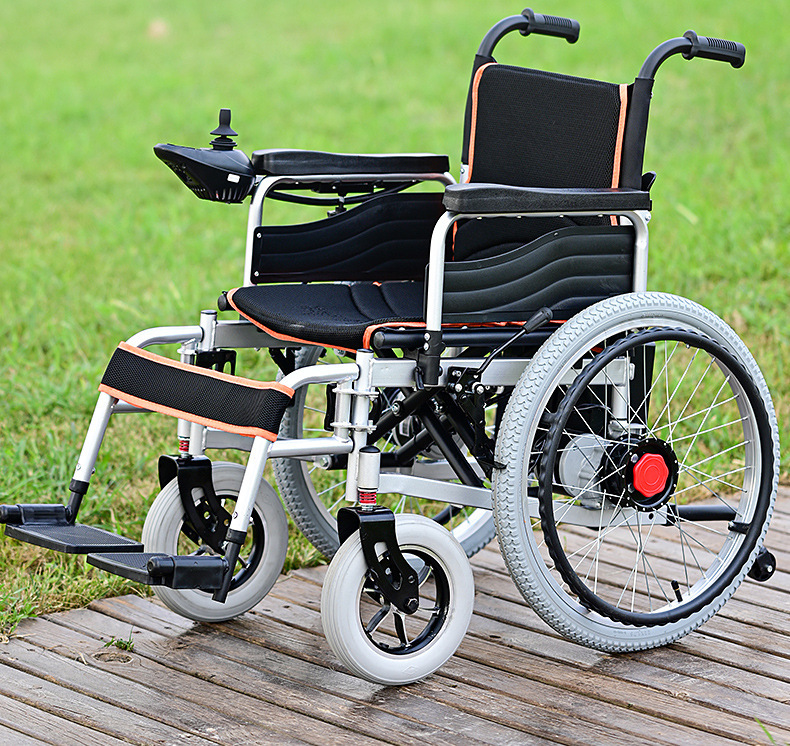 Export Low-Back Foldable Mobility Scooter for the Elderly, Intelligent Fully Automatic and Convenient Electric Wheelchair Scooter