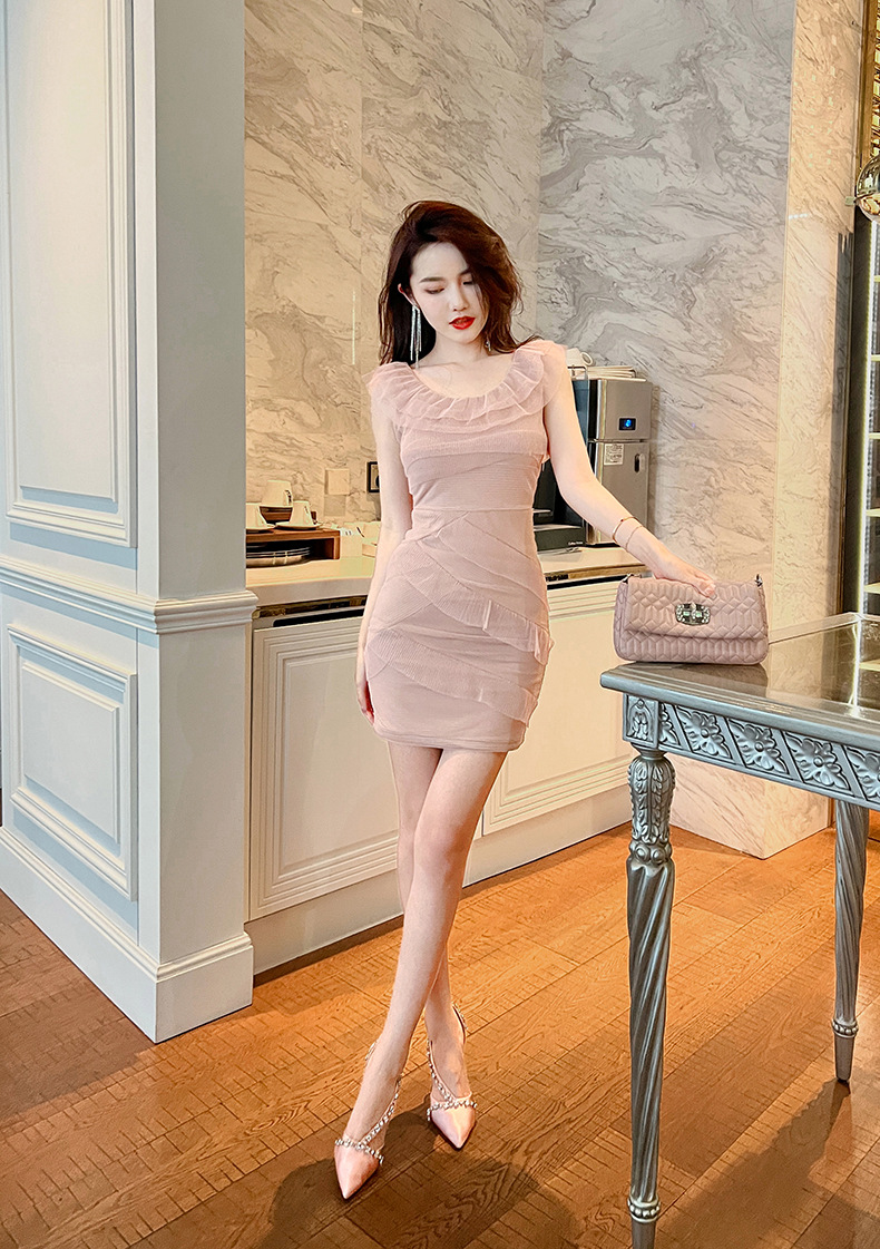 C1696 1120K VÁY ĐẦM LIỀN THÂN NỮ CHOTDNG LƯỚI MỎNG MÙA HÈ THỜI TRANG NỮ G04 SẢN PHẨM MỚI