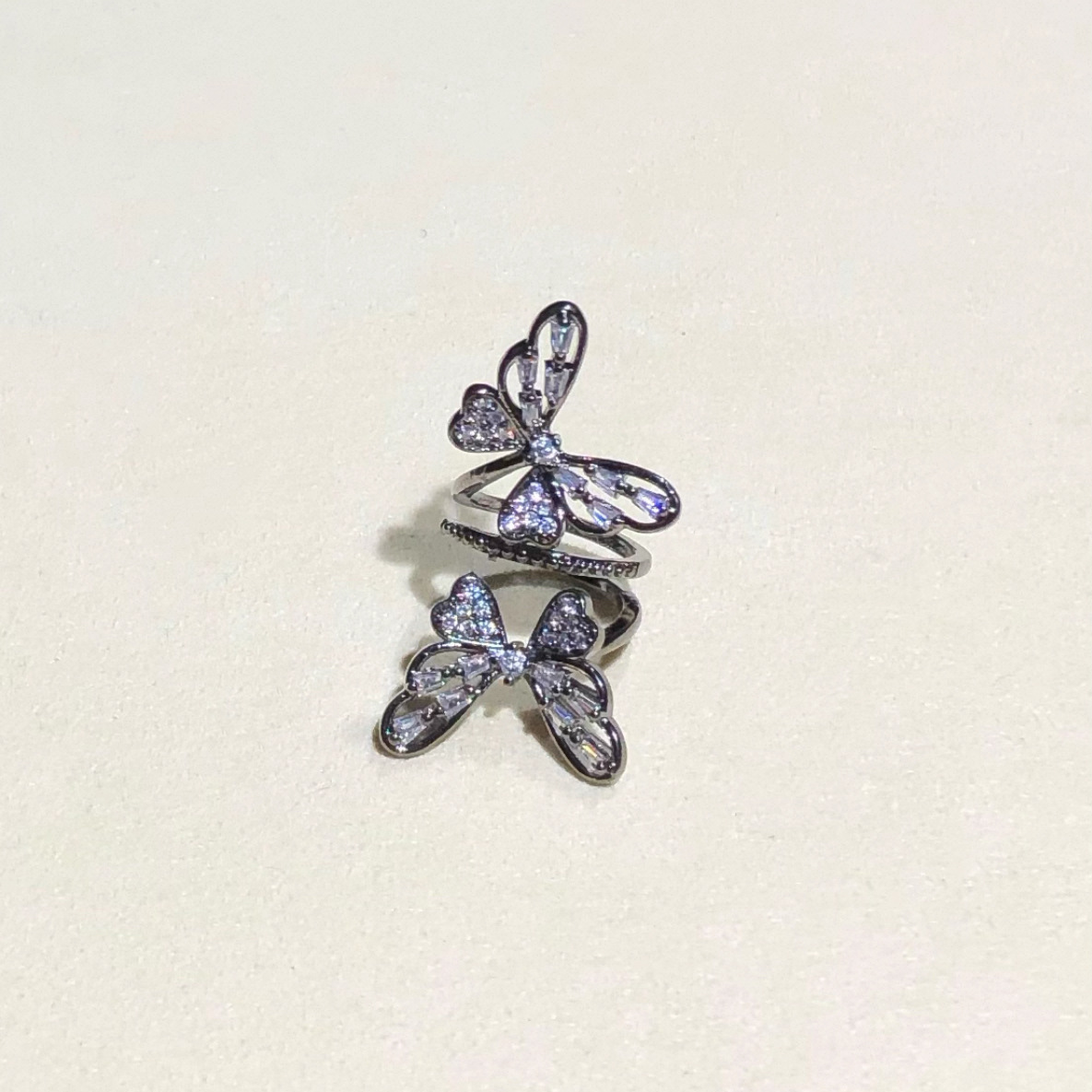Color-Preserving Crystal Accessories DIY Butterfly Beads, Spacer Beads, Spacer Pieces for Bracelets and Necklaces Handmade