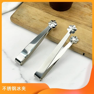 厂家直销小号面包夹不锈钢食物夹茶夹方糖夹