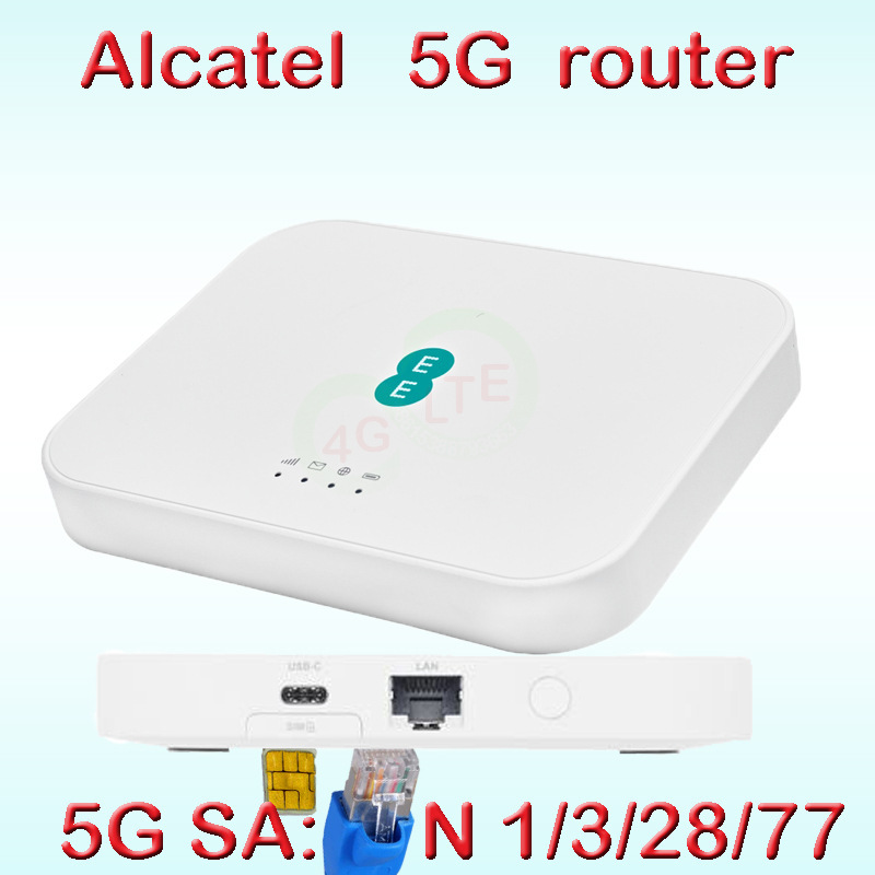 Alcatel 5GEE WIFI portable 5G Router Wireless hotspot mobile router RJ45 network cable interface
