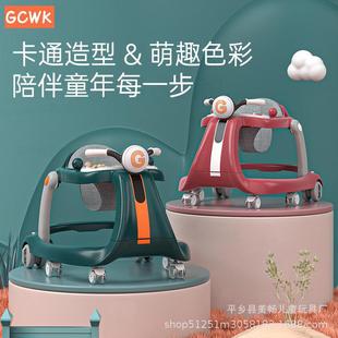 Baby walker anti-O-leg anti-rollover multi-function 6 to 18 months baby learning hand push three-in-one