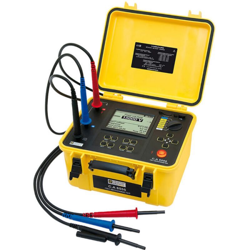 Chauvin Arnoux 6555绝缘电阻测试仪15KV兆欧表法国CA 6555